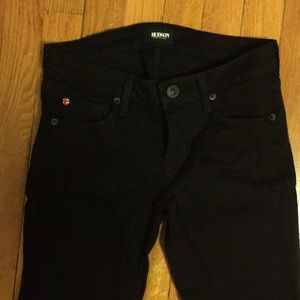 Black Flare Leg Hudson Jeans